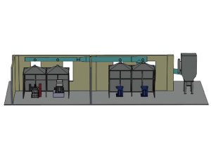 Industrielles Staubsammelsystem