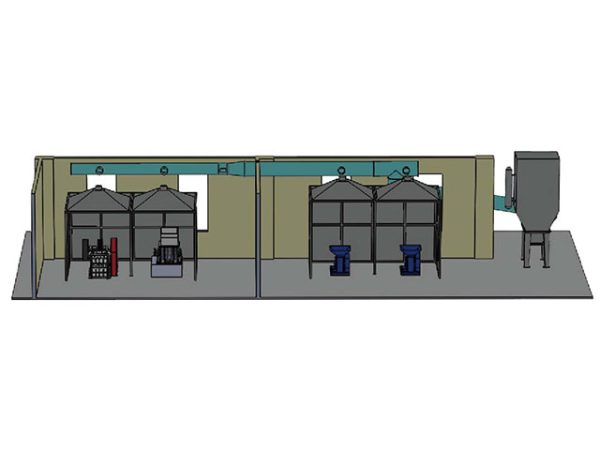 Industrielles Staubsammelsystem